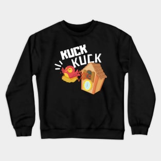 Kuck Kuck Schwarzwald Uhr Lustiges Schwaben Motiv Crewneck Sweatshirt